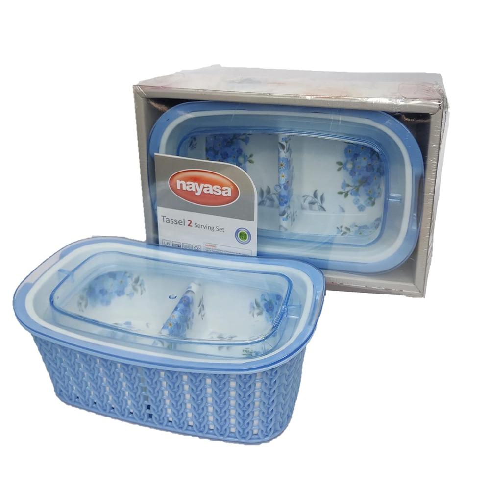 Nayasa Tassel 2 Serving Set (Blue)
