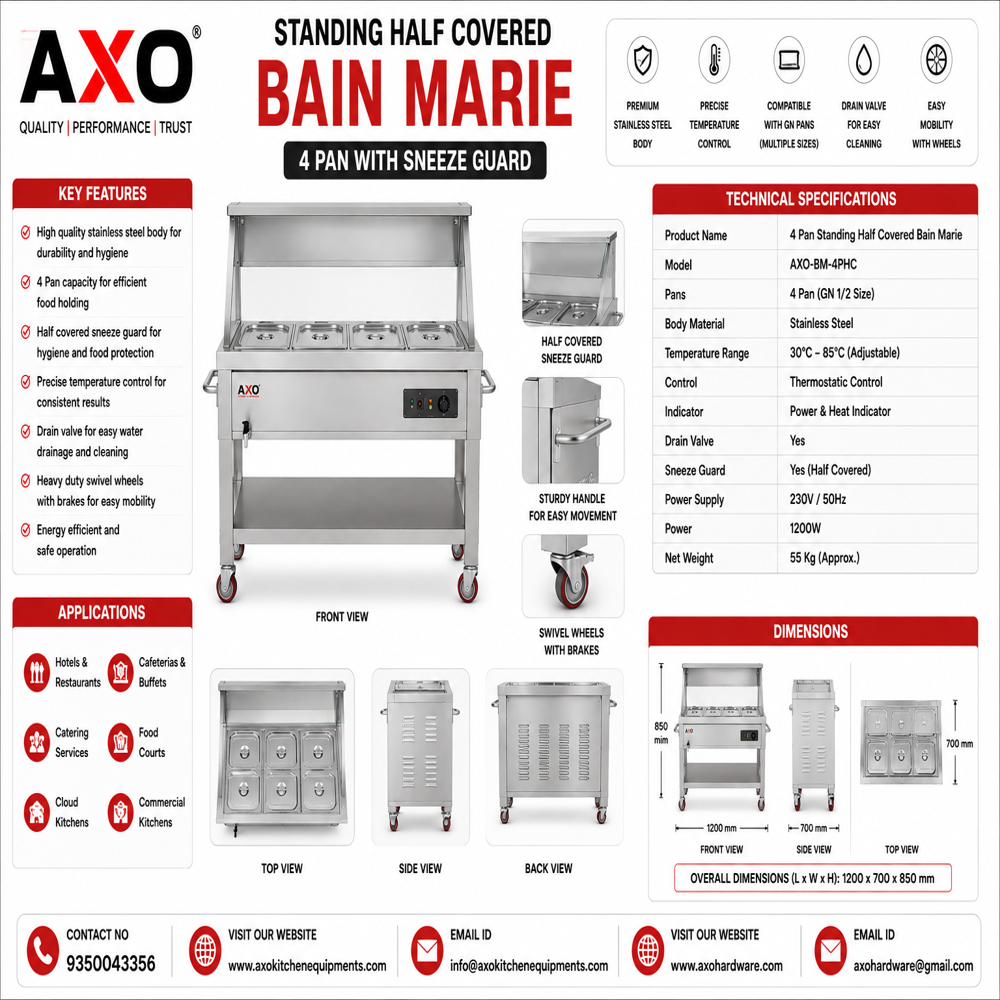 Hot Bain Marie - Application: Food Warming & Buffet Serving