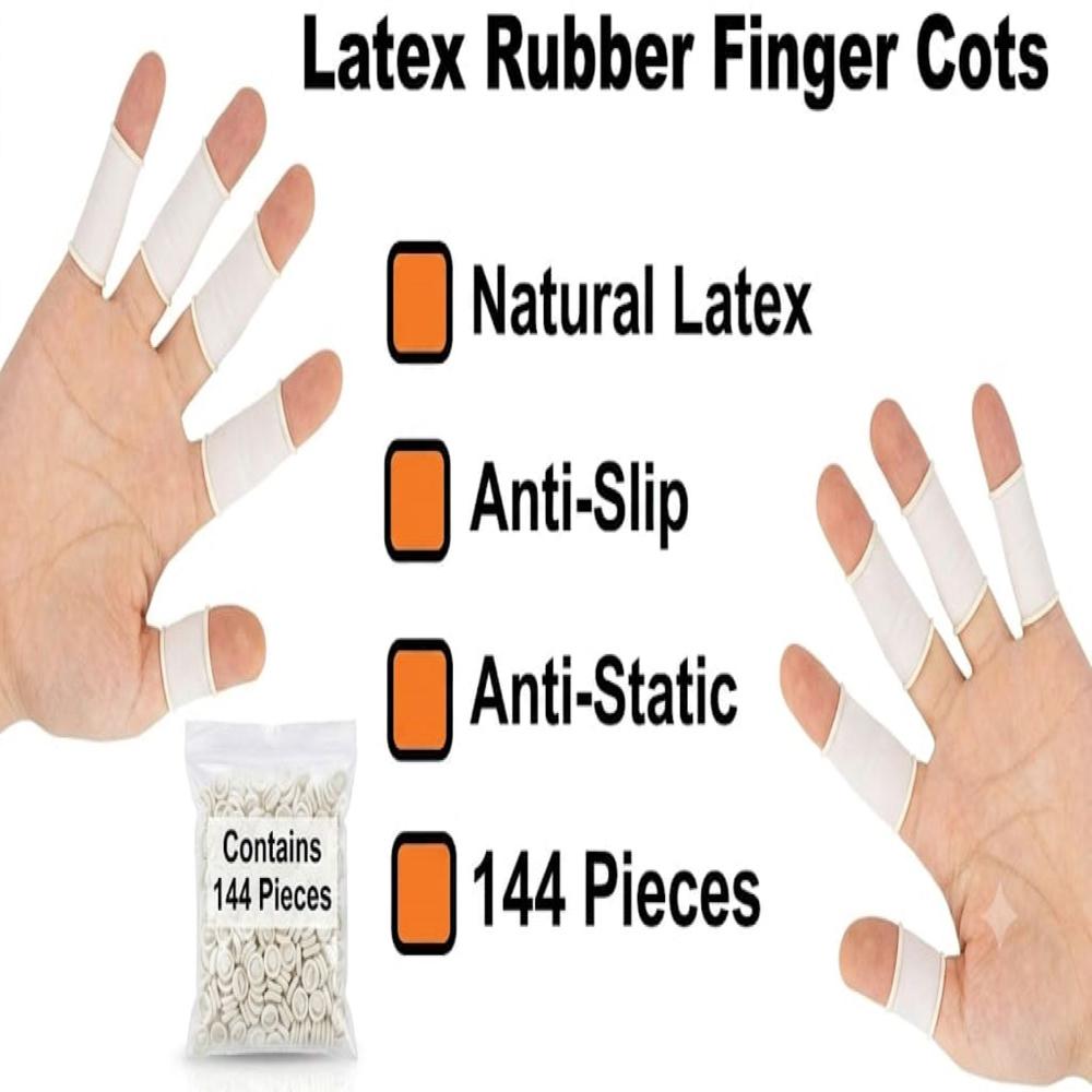 Rubber Finger Stalls Double Color