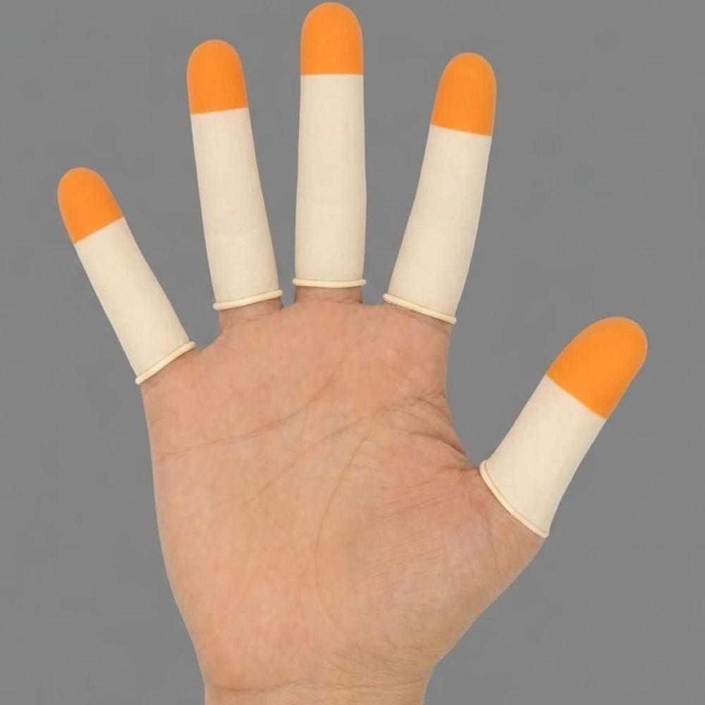 Rubber Finger Stalls Double Color