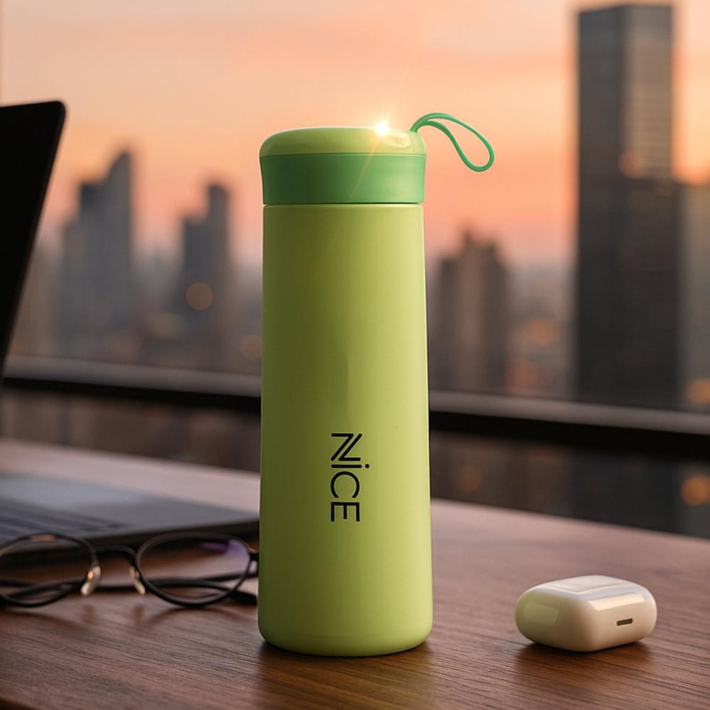 Leak-Proof Plastic Flask - (Green Color / 1 Pc / 400Ml) - Application: As Per Product Requirement