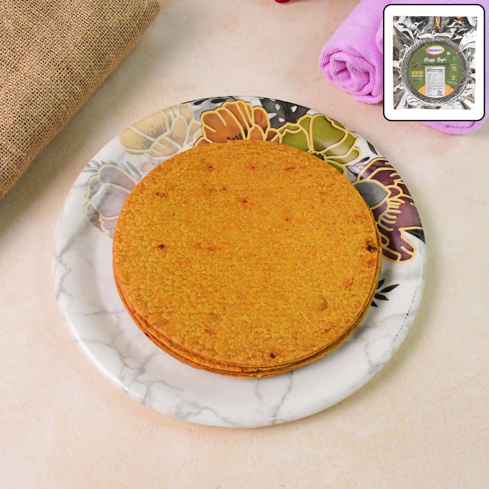 Maniarr's Gingy Bajri Khakhra Wheat Chips (180Gm)