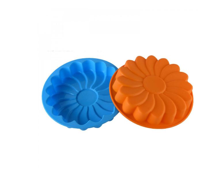 CAKEMOULD SILICONE FLOWER, ROUND