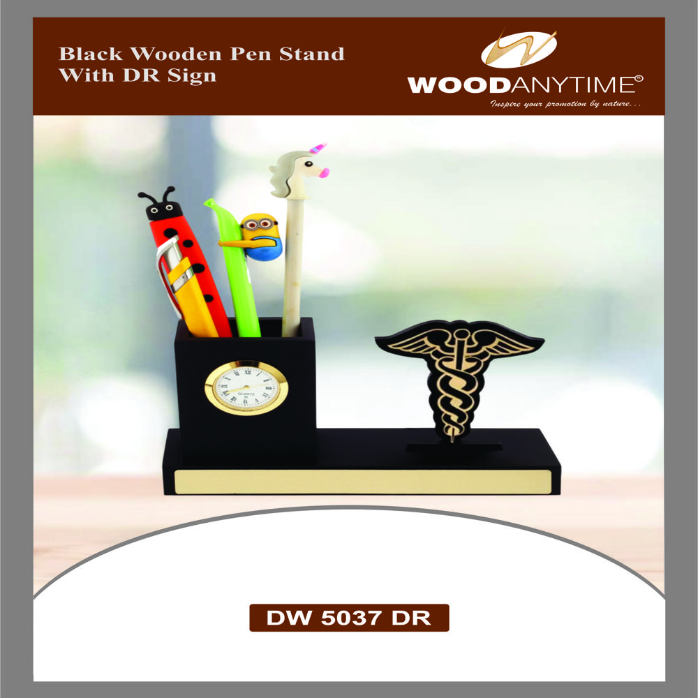 Dr. Wooden Pen Stand DW 5037