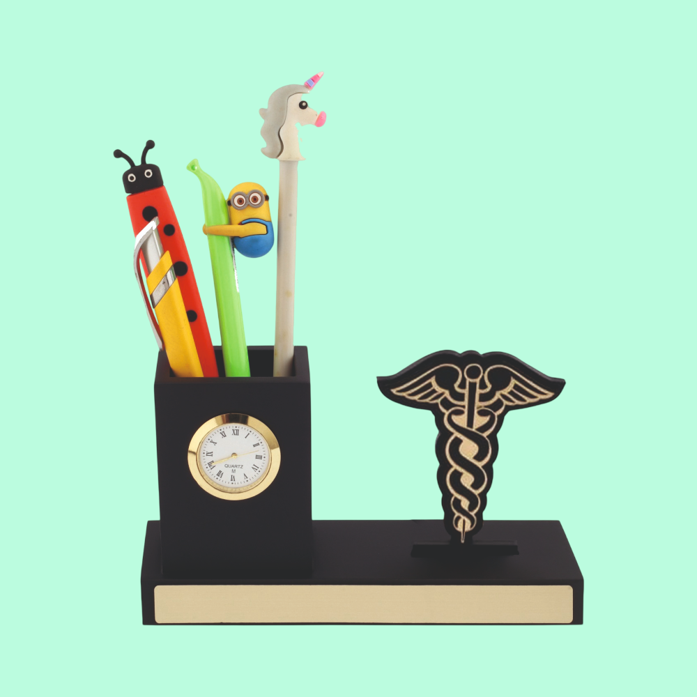 Dr. Wooden Pen Stand DW 5037