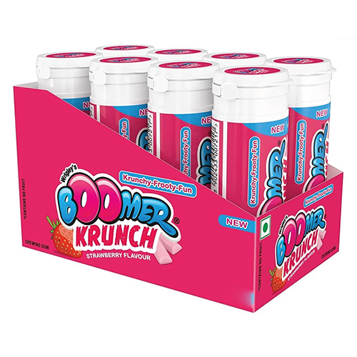 Boomer Krunch Strawerry Flavour Chewing Gum