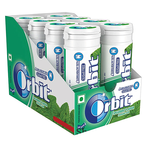 Orbit Spearmint Flavour Chewing Gum
