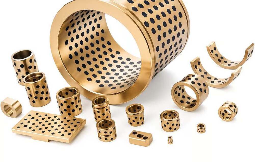 Copper Bronze Oil Less Bushing with Graffite Plug