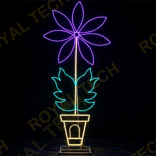 LED Floral Plant Decor