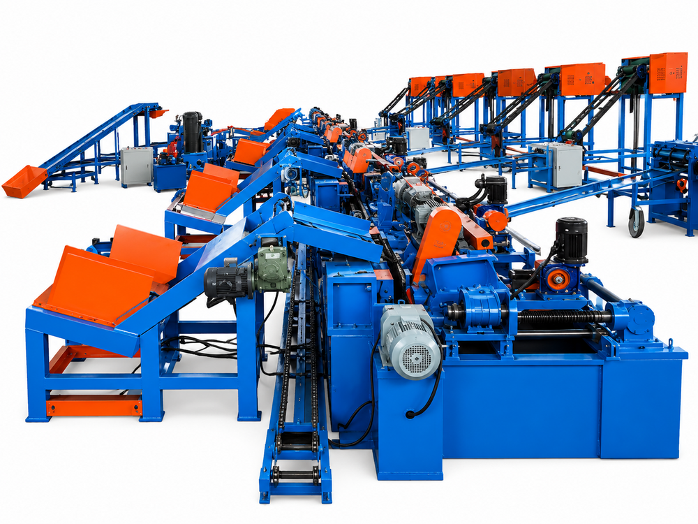 4 Feet Fully Automatic Peeling Production Line with Common Waste Conveyor
