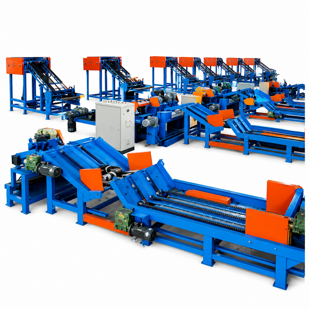 4 Feet Fully Automatic Peeling Production Line with Common Waste Conveyor