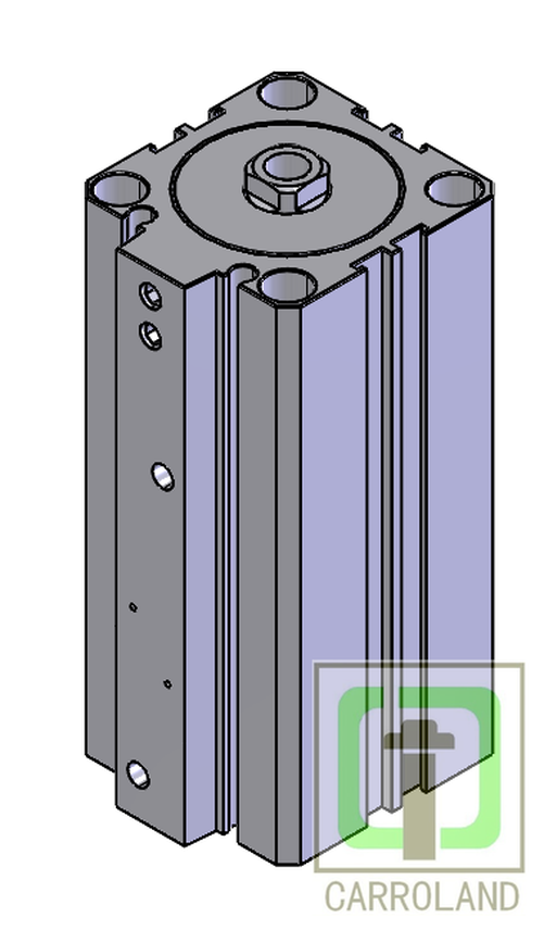 Zero-Rotation Tandem Clamping Cylinder Zrtl(R)32-6 | Zero-Rotation 725N 6Mm Stroke - Capacity: N/A Pcs/Hr