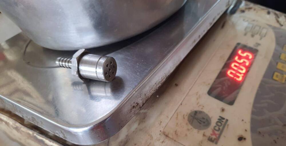 Brass Silver Crome Pressure Probe