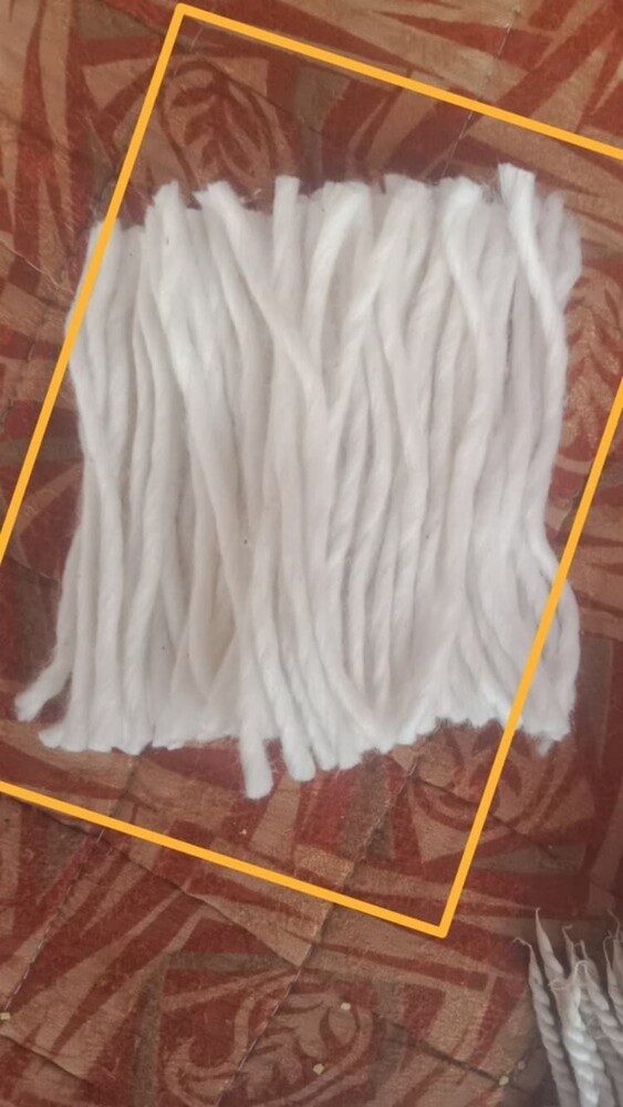 Plain Thread Wicks 3 Inch - Color: White
