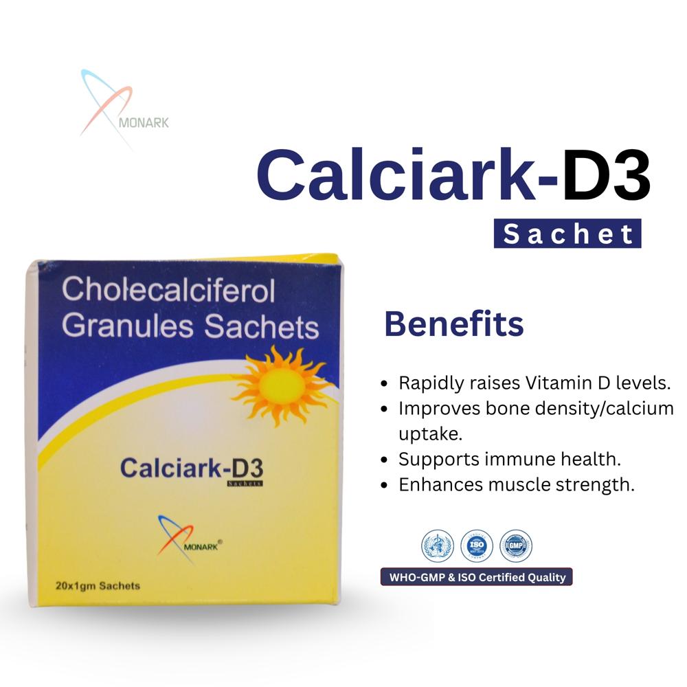 Cholecalciferol Granules Sachets - Brand Name: Calciark-d3
