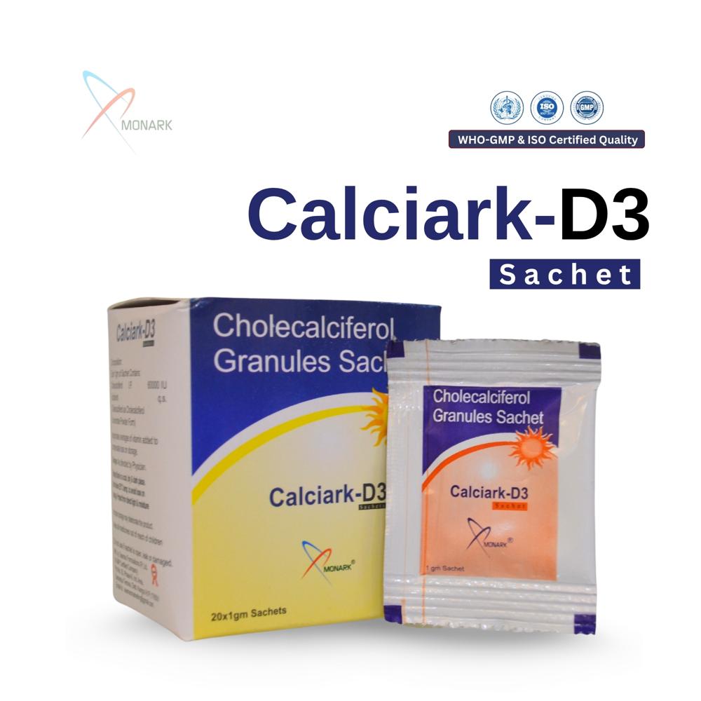 Cholecalciferol Granules Sachets - Brand Name: Calciark-d3