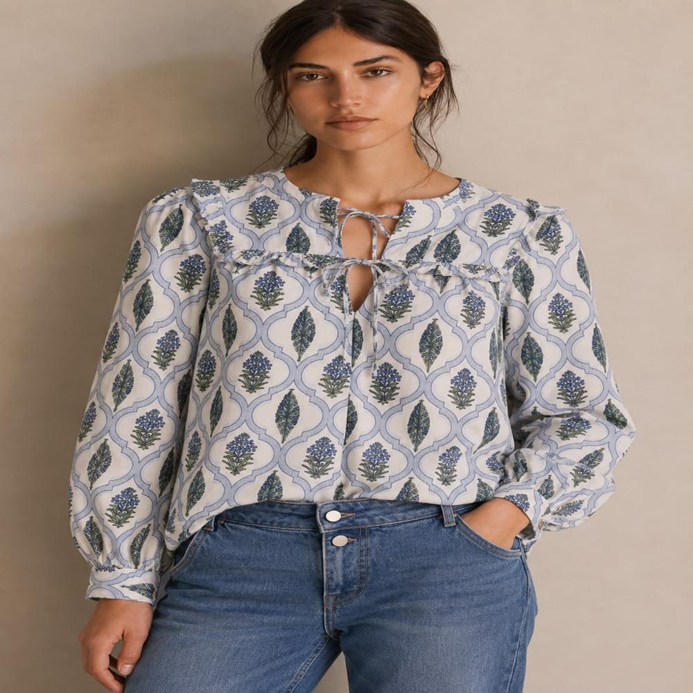 Ethnic Print Top
