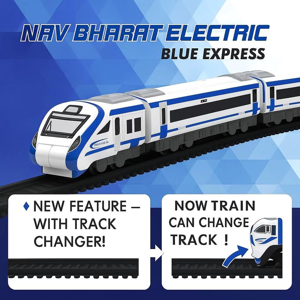 Electric Vande Bharat Blue