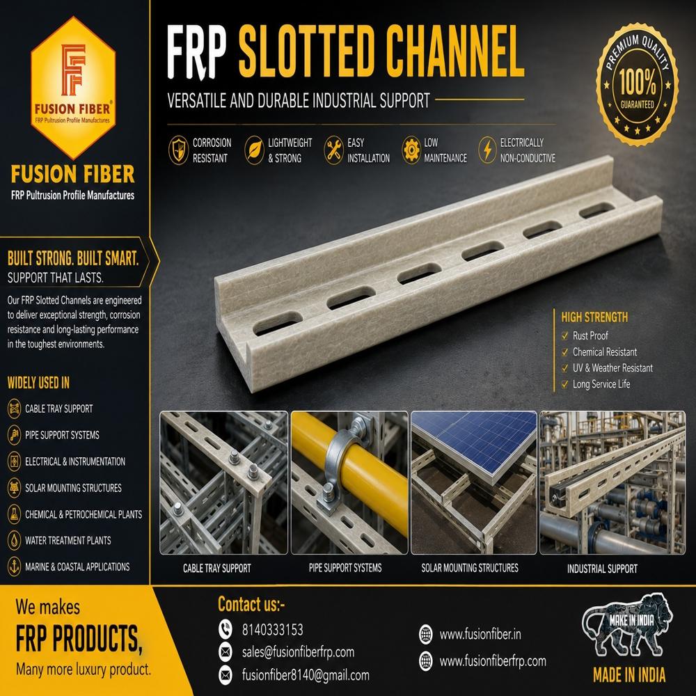 FRP SLOTTED CHANNEL