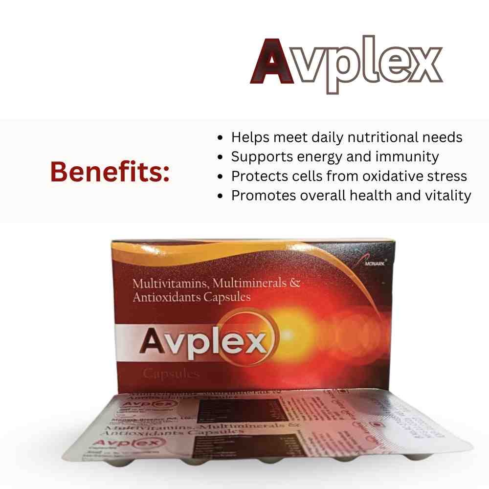 Multivitamins, Multiminerals And Antioxidants Capsules - Brand Name: Avplex