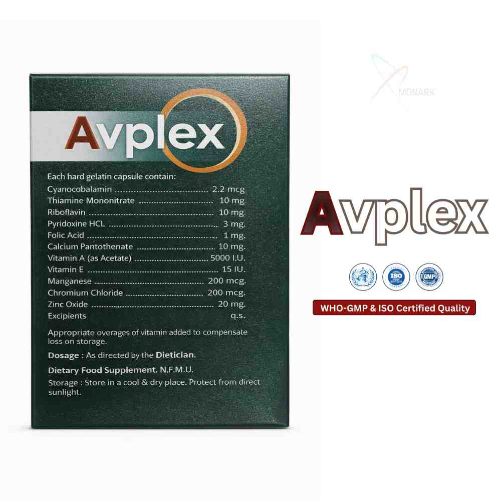 Multivitamins, Multiminerals And Antioxidants Capsules - Brand Name: Avplex