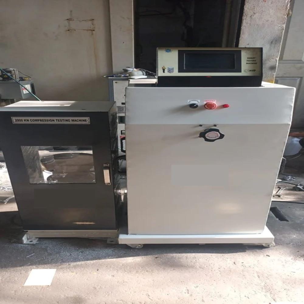 Semi Automatic Compression Testing Machine - Capacity: 200 Tons/year