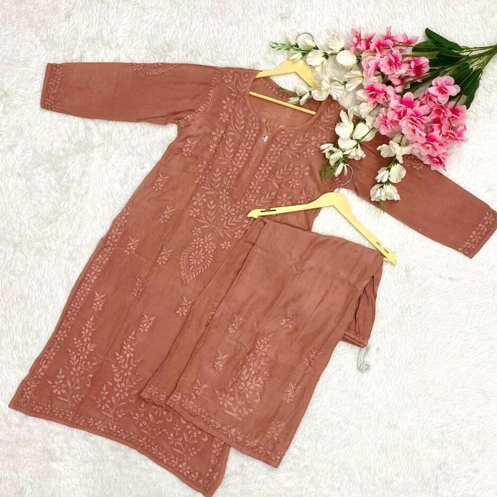 Cotton Muslin Set - Bust Size: Available In Multiple Sizes