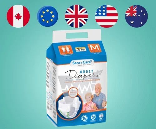 Sara Care Adult Diaper - Medium Pack of 10