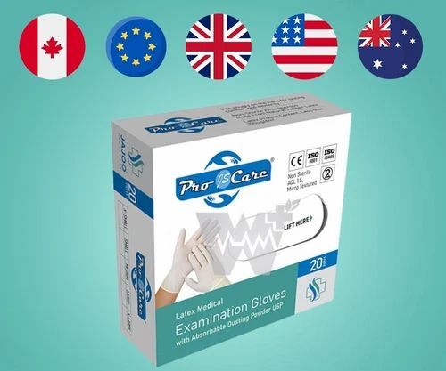 Jajoo Surgical Latex Examination Gloves XS Pack of 100