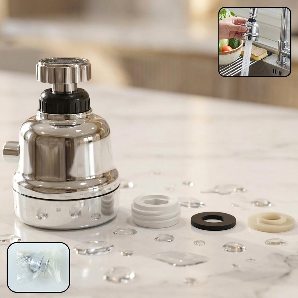 360 Rotating Kitchen Faucet Sprayer Head (1 Pc) - Application: As Per Product Requirement