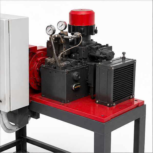 Hydraulic Horizontal Press - Color: Red