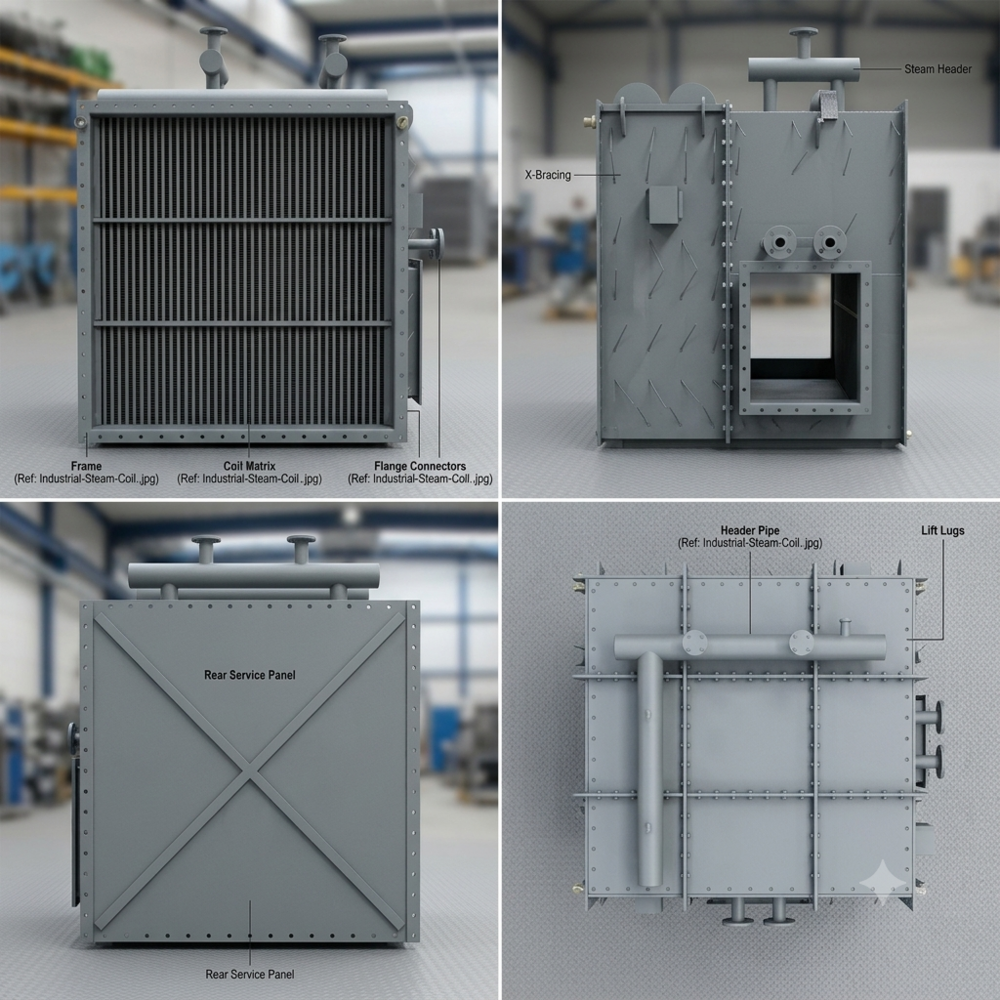 Industrial Steam Coil