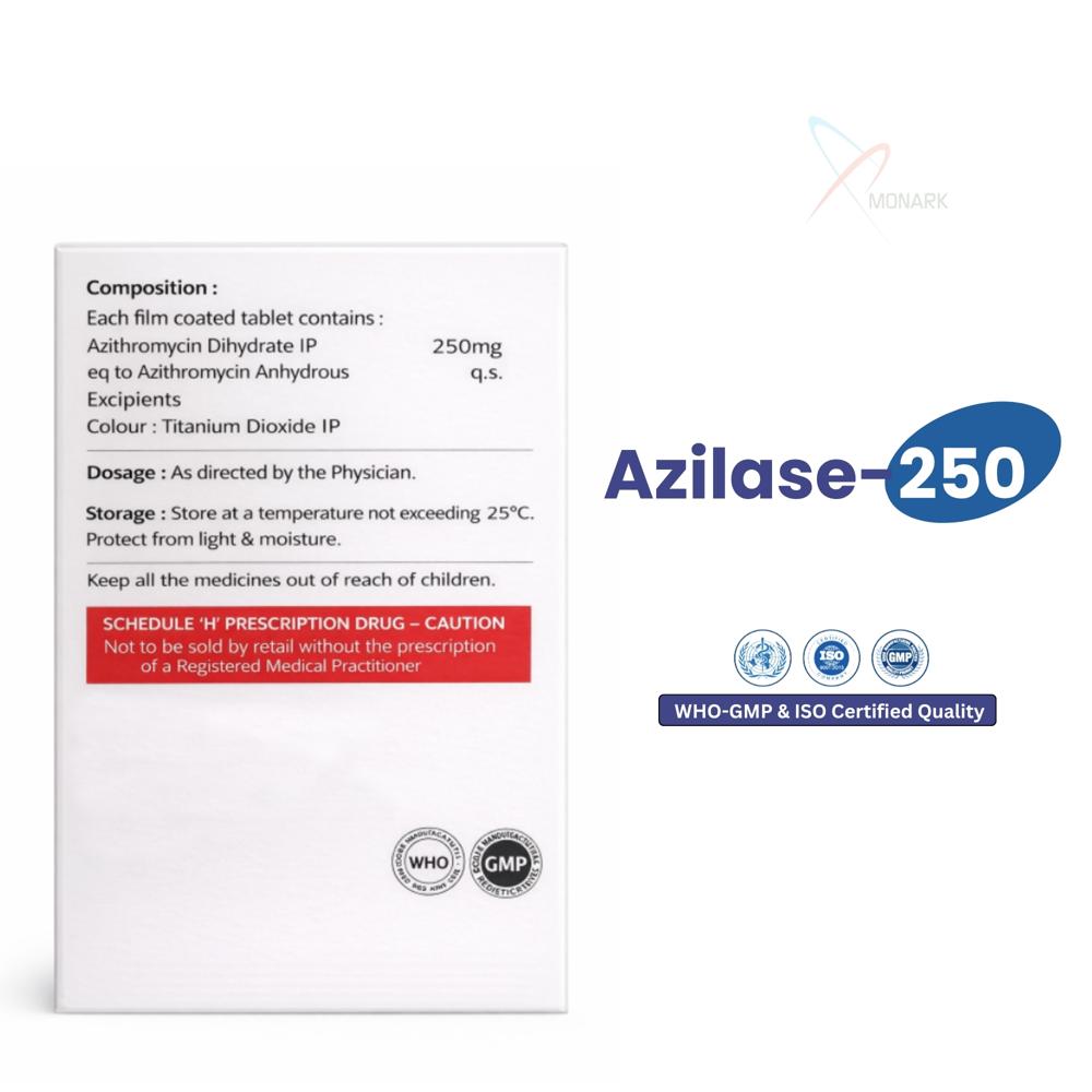 Azithromycin 250 Tablet - Brand Name: Azilase-250