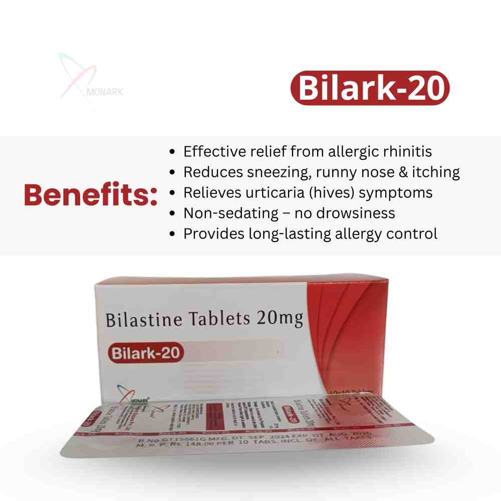 Bilastine Tablet - Brand Name: Bilark-20