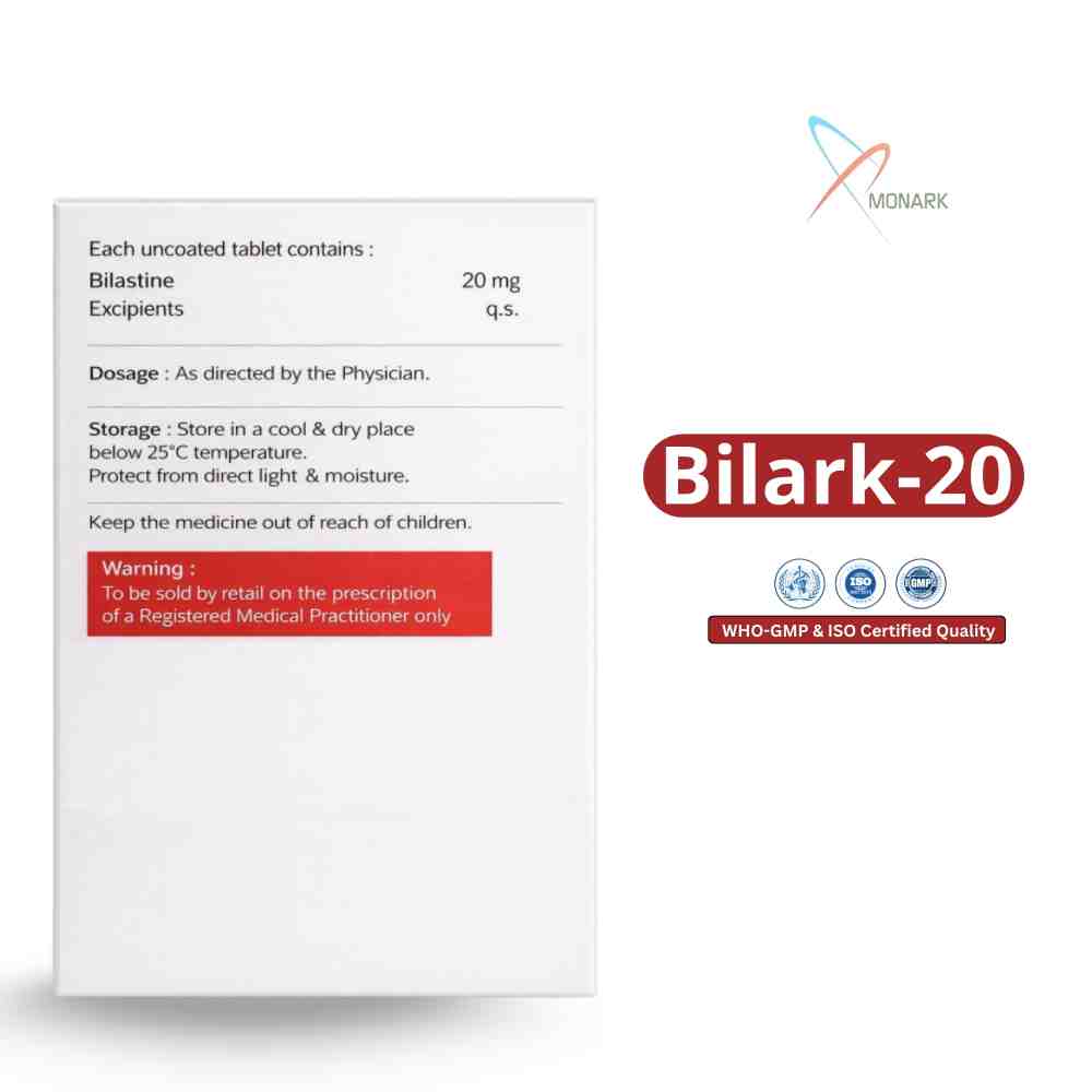 Bilastine Tablet - Brand Name: Bilark-20