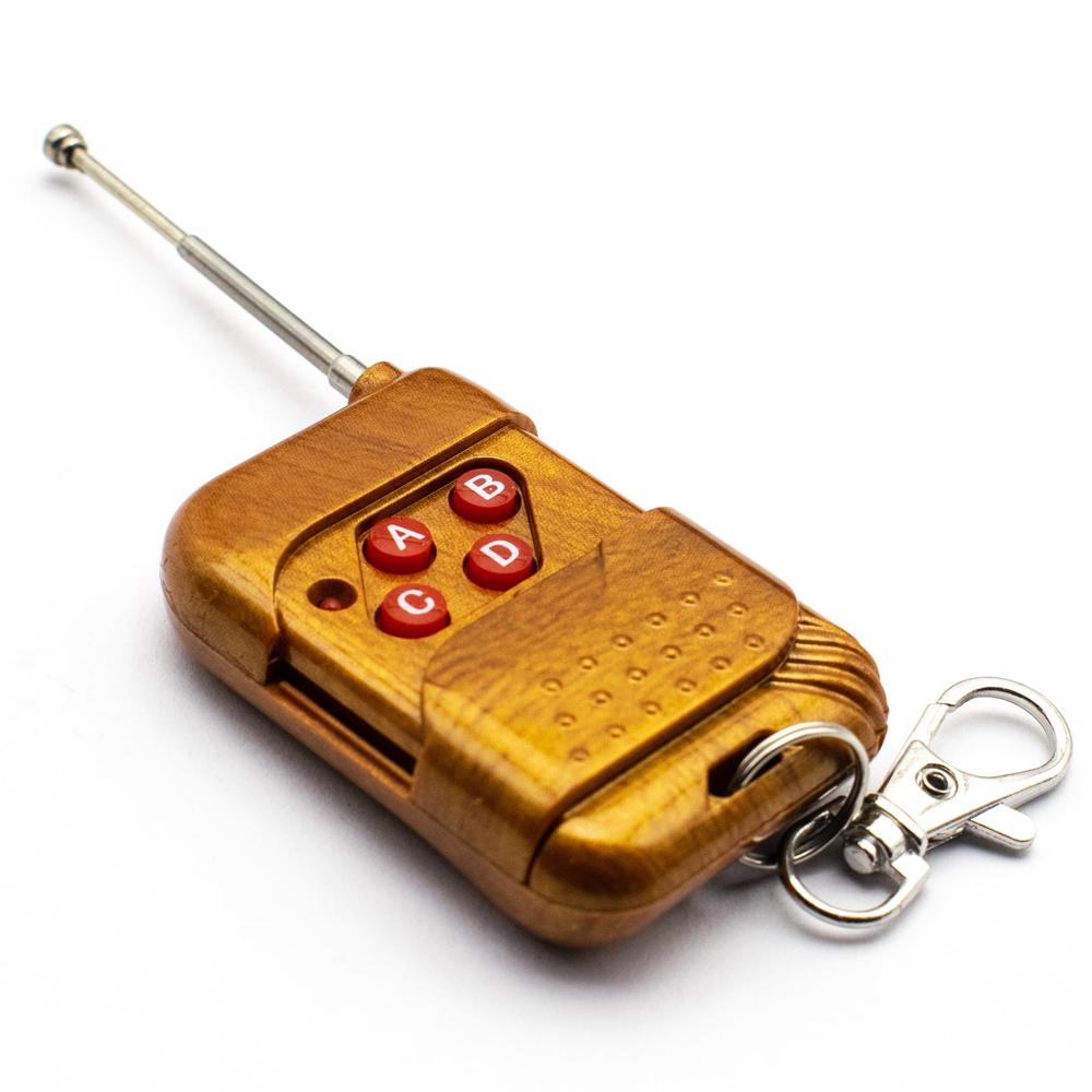 4 Channel Wireless Rf Remote Control - Color: Brown