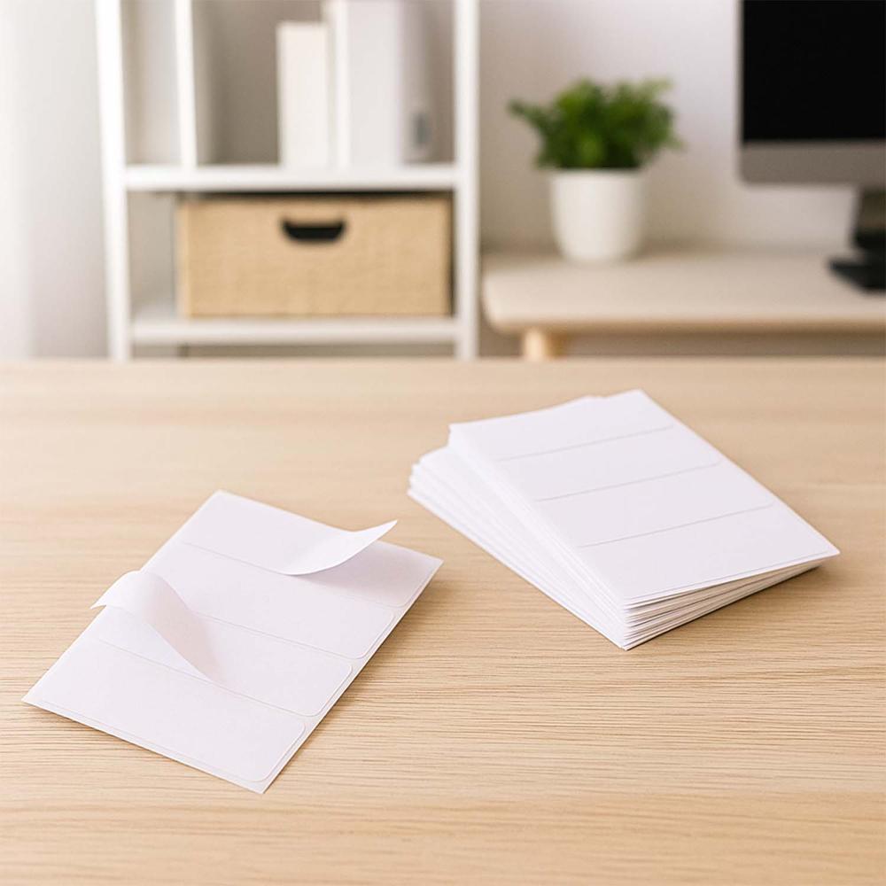 Premium All Purpose Adhesive White Labels (128 Labels)