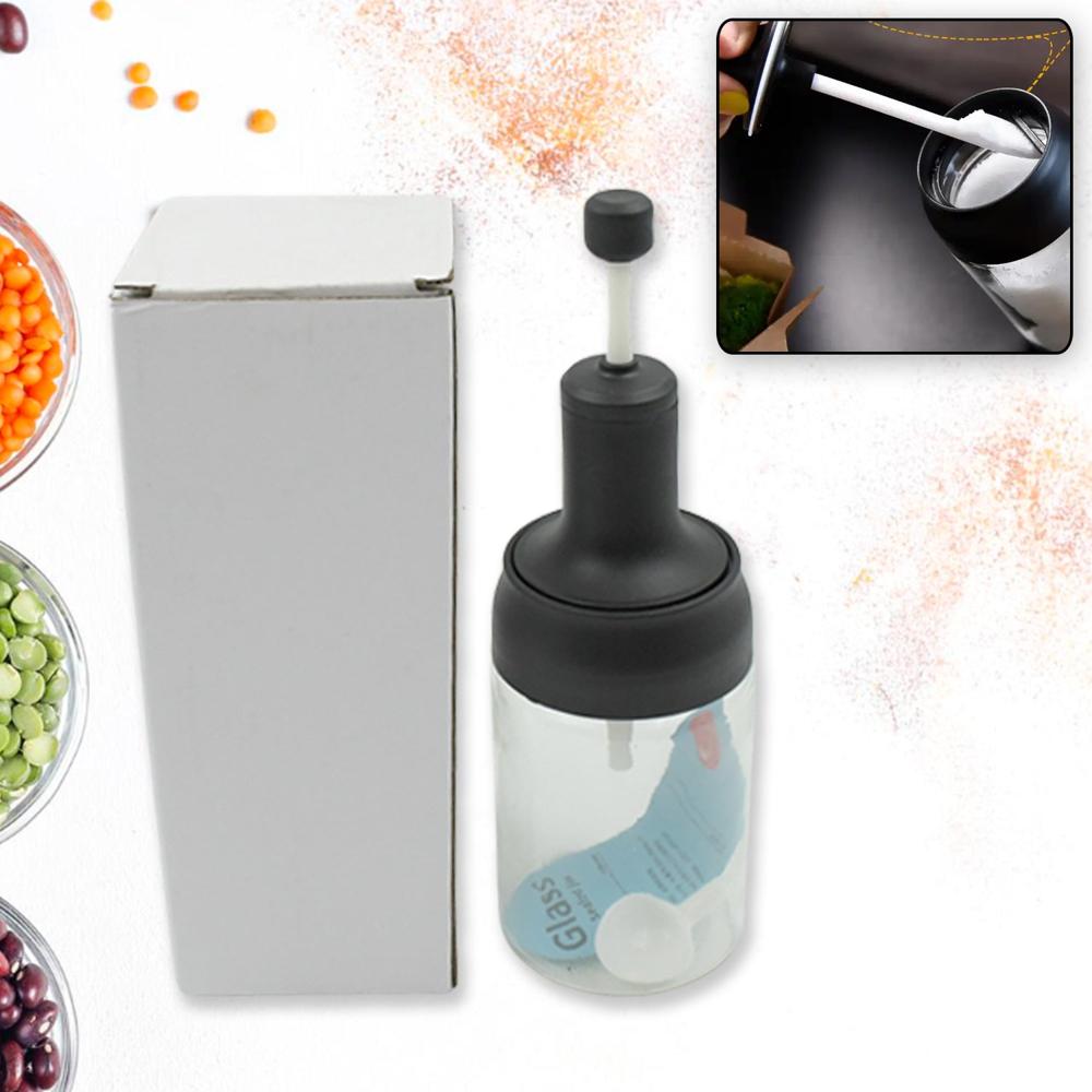 All-In-One Seasoning Jar: Heat-Resistant Glass With Spoon (1 Pc) - Application: As Per Product Requirement