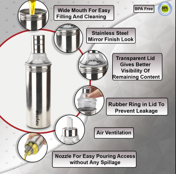 Easy Pour Oil Dispenser