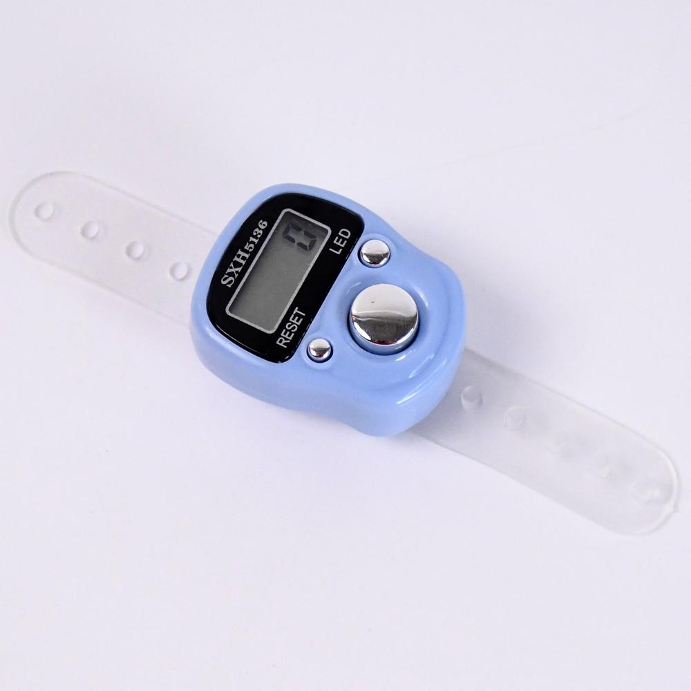 Plastic Portable Rotating Digital Finger Counter With Light (1 Pc)
