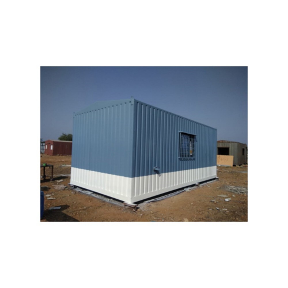 Portable Office Cabin - Steel Structure, 10 Feet High , Aluminium Roof, Versatile Design With Pvc Door, Customizable Color Options