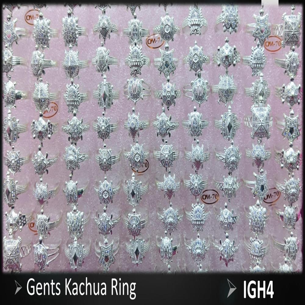 Mens God Ring - Silver, Various Sizes Available | Spiritual Om Design For Positivity And Prosperity, Promotes Energy Flow And Blood Circulation