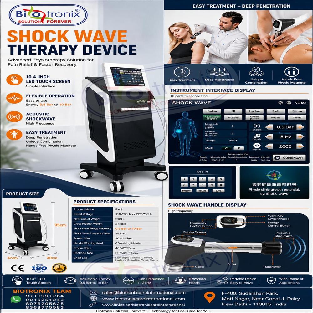 AIRSHOCK PRO High Energy Shockwave Therapy Machine