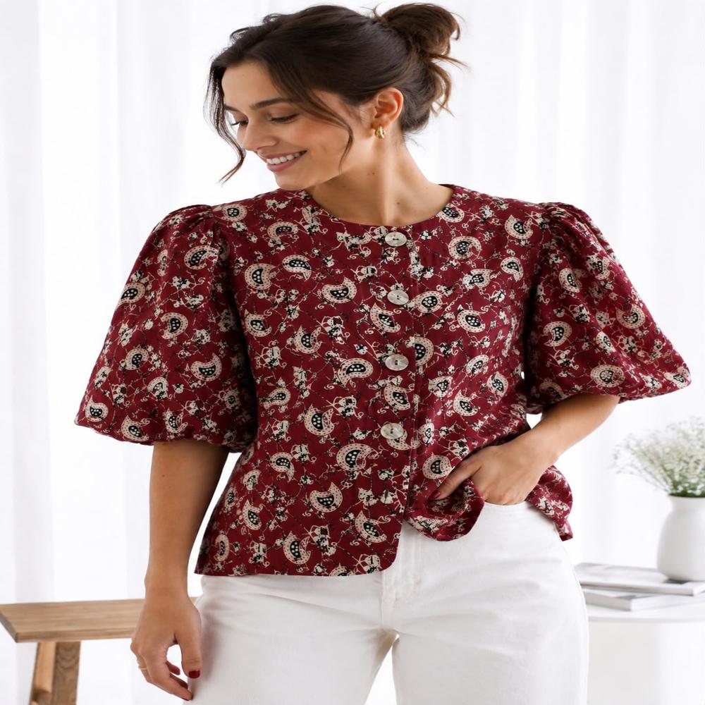 Crimson Paisley