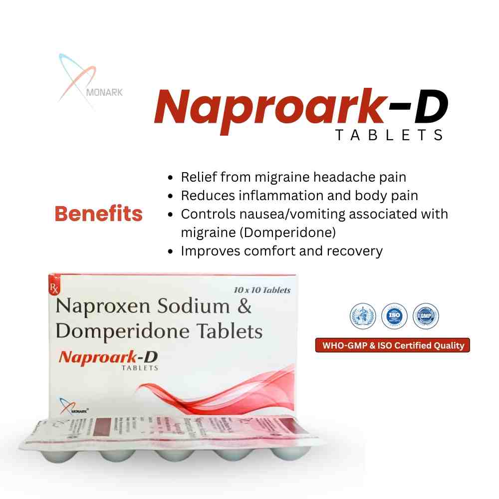 Naproxen Sodium And Domperidone Tablets - Brand Name: Naproark-d