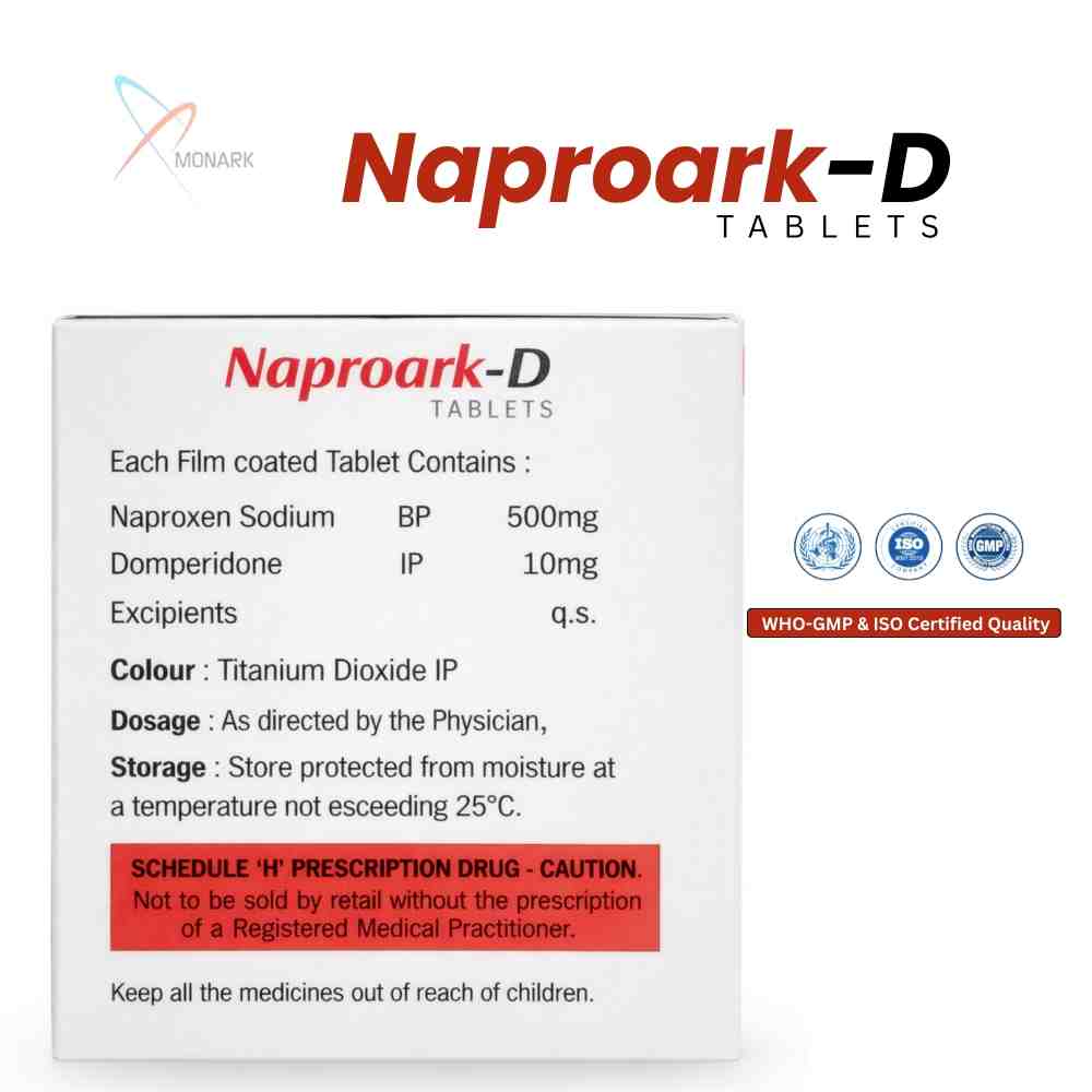 Naproxen Sodium And Domperidone Tablets - Brand Name: Naproark-d