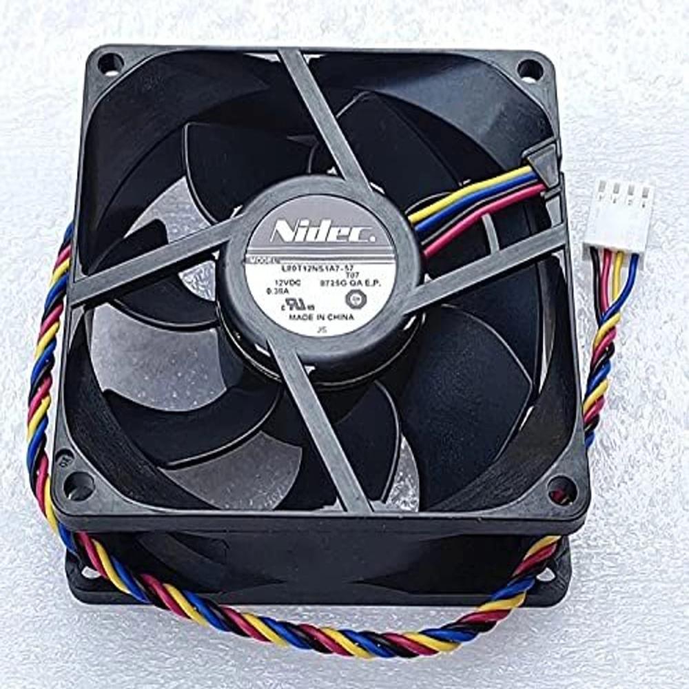 NIDEC L80T12NS1A7-57 12V DC 0.38A 8025mm Ball Bearing Industrial Axial Cooling Fan