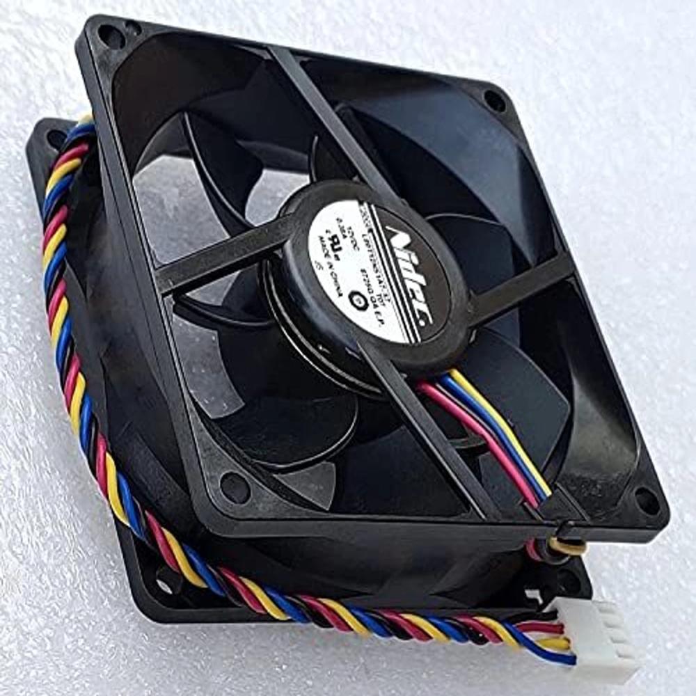 NIDEC L80T12NS1A7-57 12V DC 0.38A 8025mm Ball Bearing Industrial Axial Cooling Fan