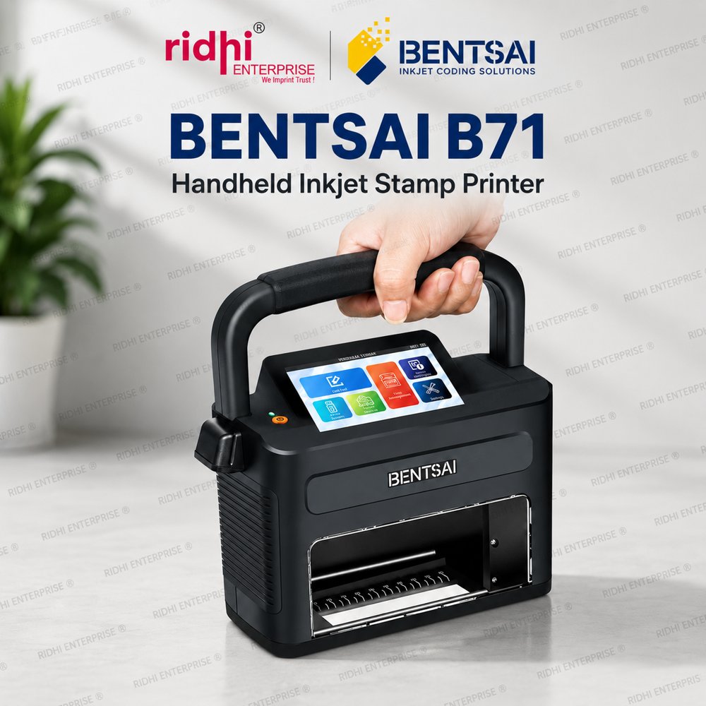 BENTSAI B71 12.7 mm Handheld Thermal Inkjet Printer for Batch Coding & Marking