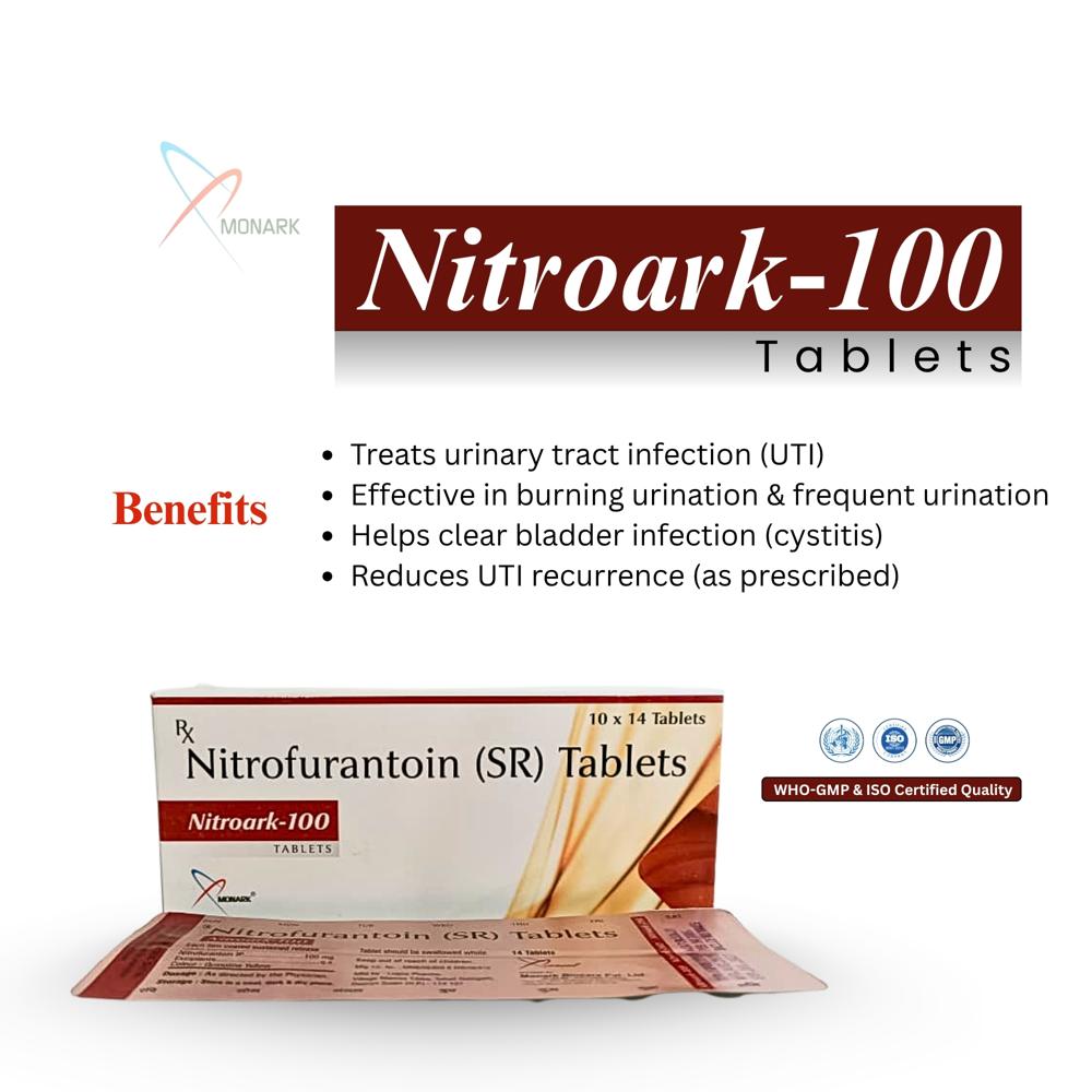 Nitrofurantoin (Sr) Tablets - Brand Name: Nitroark-100